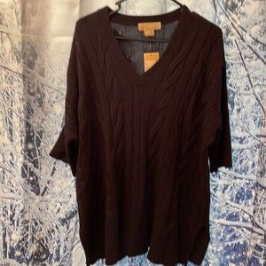 Navy cable Pullover Sweater